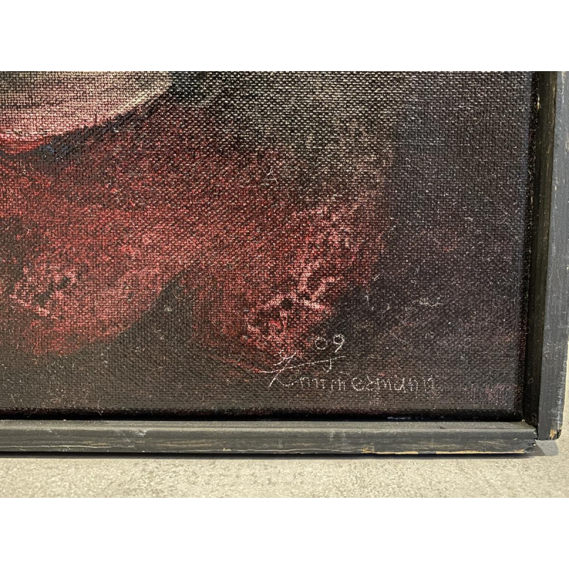 Jacques Zimmermann, abstract schilderij, olieverf op doek, 2009