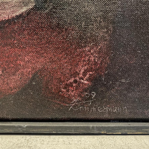 Jacques Zimmermann, abstract schilderij, olieverf op doek, 2009