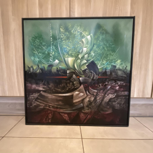 Jacques Zimmermann, abstract painting, oil on canvas, 2009