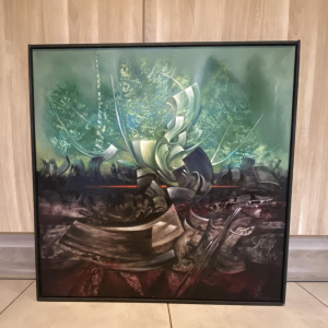 Jacques Zimmermann, abstract painting, oil on canvas, 2009