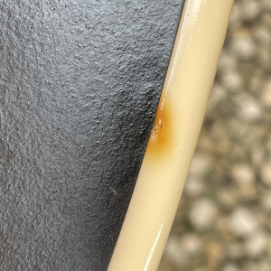 WILLEM HENDRIK GISPEN, gedekte tafel 3 fauteuils 413 slede Art Deco Bauhaus, stalen buisstructuur, ca 1930