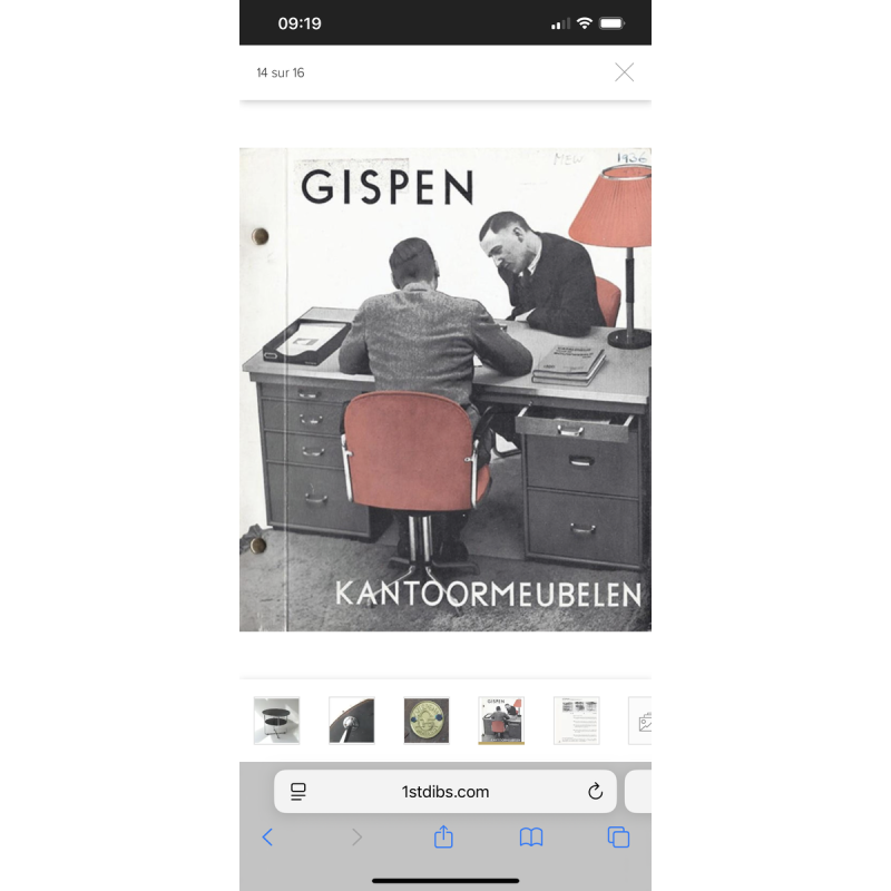 WILLEM HENDRIK GISPEN, set van 3 Art Deco modernistische fauteuils, 413-stijl, cantilever frame van stalen buizen, Bauhaus-desig