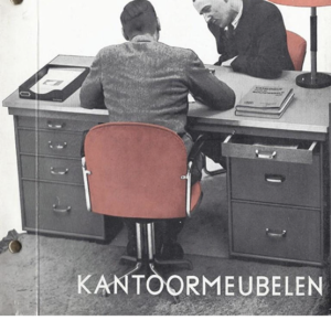 WILLEM HENDRIK GISPEN, set de 3 fauteuils 413 Art Déco moderniste, structure cantilever tube d'acier, design Bauhaus 1930s