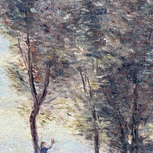 Franse school "Dans van de nimfen" naar Camille Corot, 19e eeuw