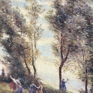 École française "Danse des Nymphes" d'après Camille Corot, XIXe siècle