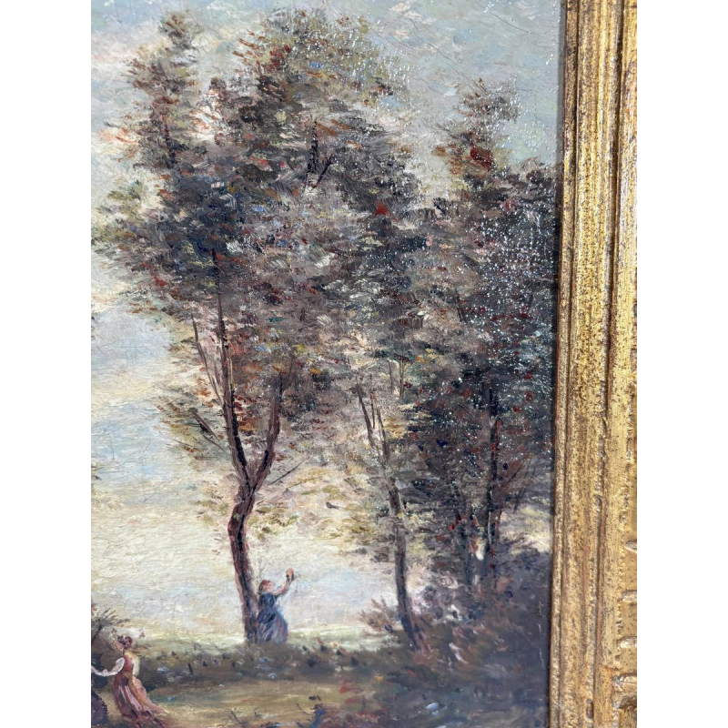 Franse school "Dans van de nimfen" naar Camille Corot, 19e eeuw