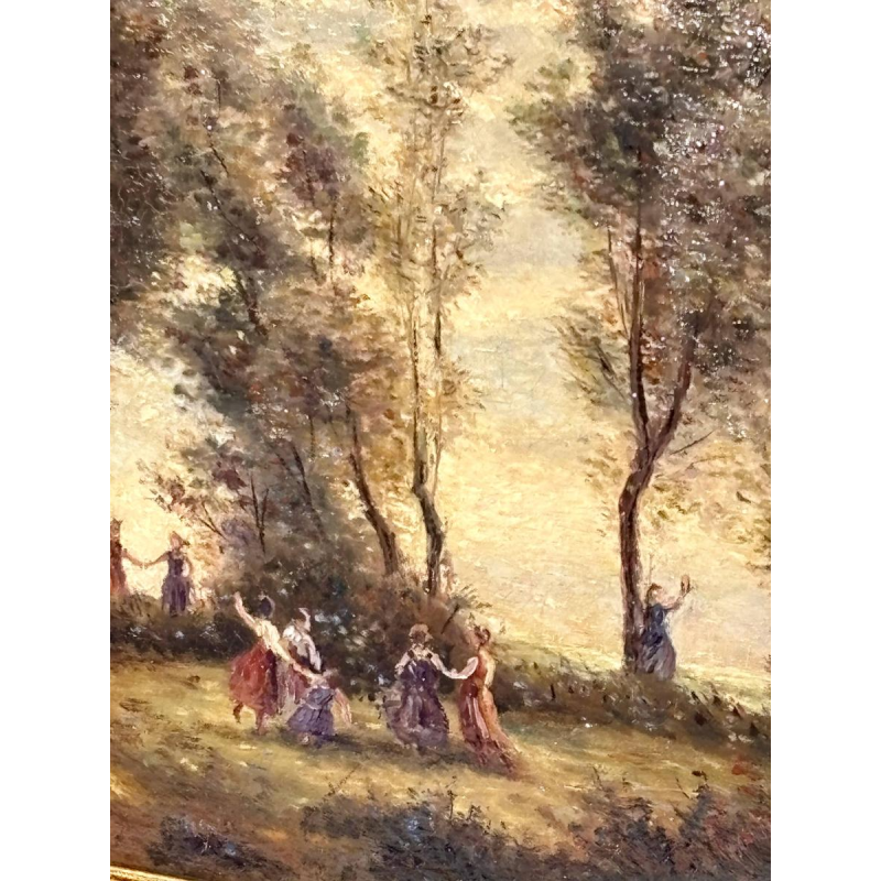 French School "Dance of the Nymphs" after Camille Corot, 19th century