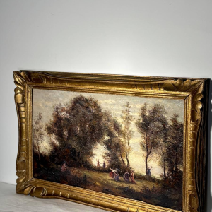 Franse school "Dans van de nimfen" naar Camille Corot, 19e eeuw