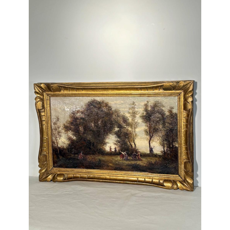 Franse school "Dans van de nimfen" naar Camille Corot, 19e eeuw