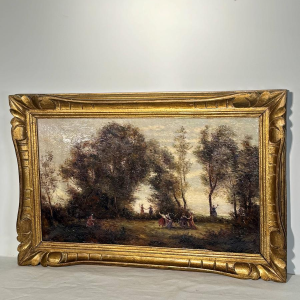 Franse school "Dans van de nimfen" naar Camille Corot, 19e eeuw