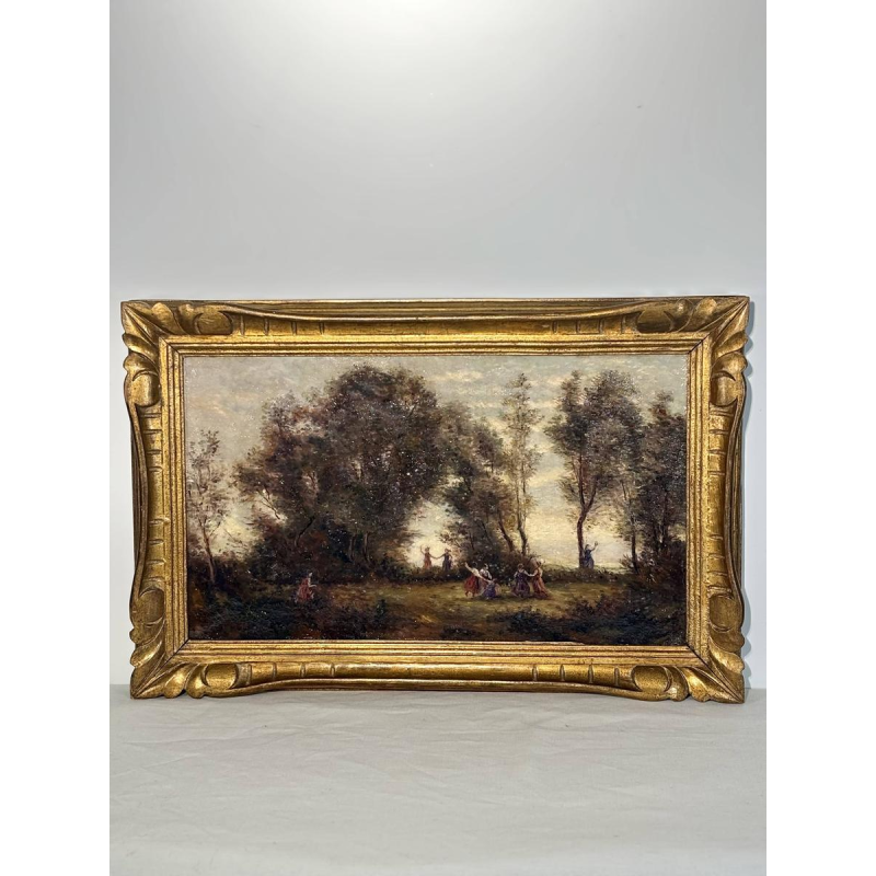 French School "Dance of the Nymphs" after Camille Corot, 19th century