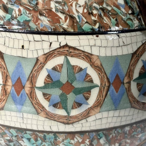 Jean Gerbino pour Vallauris, rare vase en céramique à trois anses, France XXe siècle