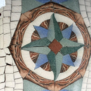 Jean Gerbino voor Vallauris, zeldzame keramische vaas met drie handvatten, Frankrijk, 20e eeuw