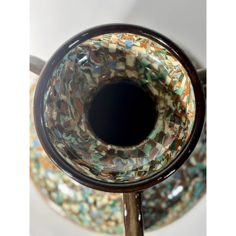 Jean Gerbino pour Vallauris, rare vase en céramique à trois anses, France XXe siècle