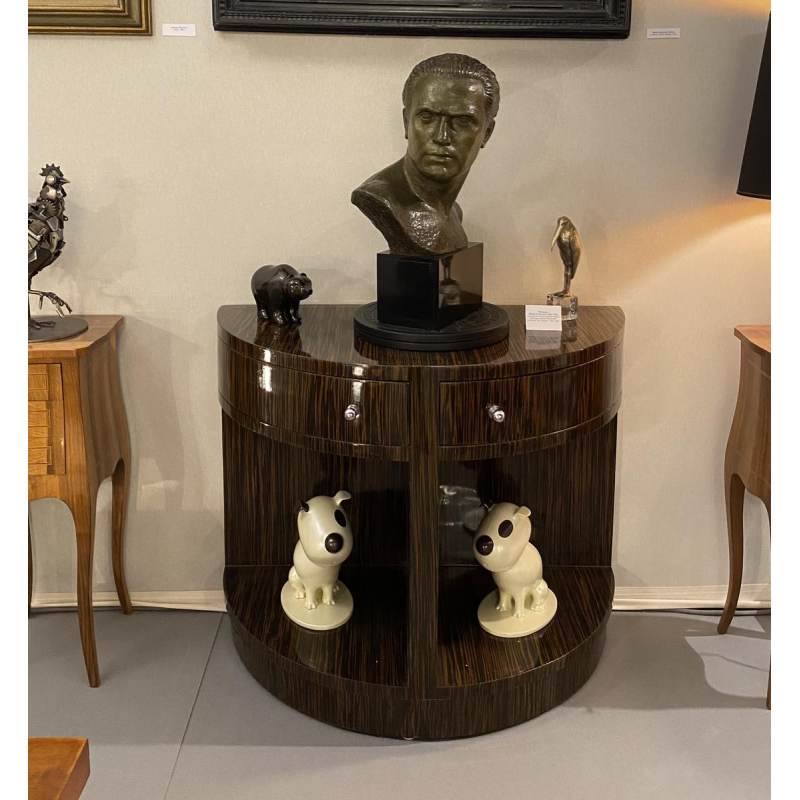 Art Deco halfronde console