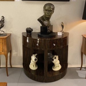Art Deco halfronde console