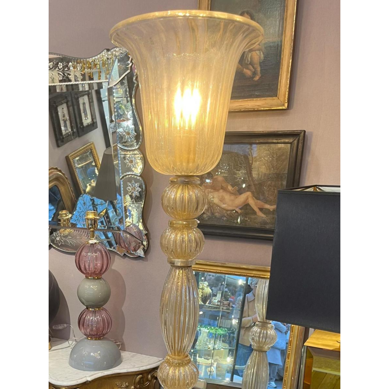 Barovier & Toso - Murano, monumentale vloerlamp in Italiaanse neoklassieke stijl, ca. 1960