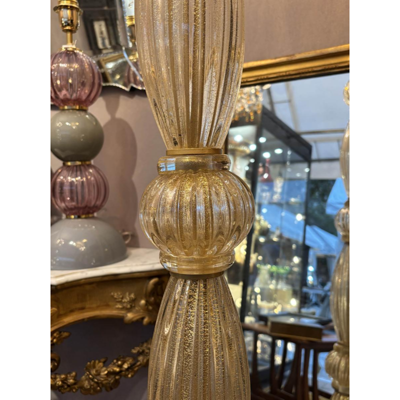 Barovier & Toso - Murano, monumentale vloerlamp in Italiaanse neoklassieke stijl, ca. 1960