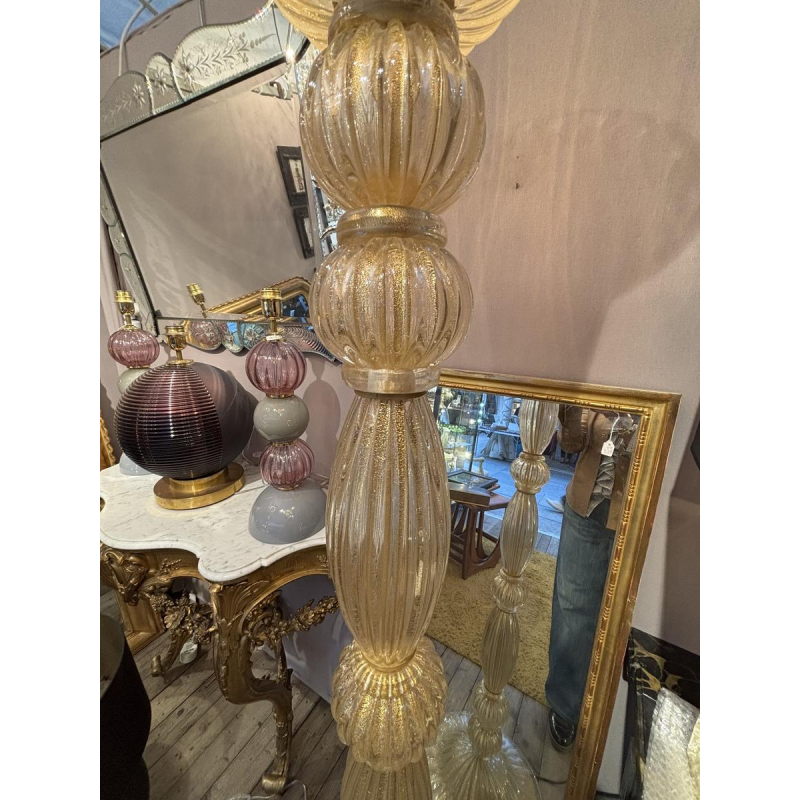Barovier & Toso - Murano, monumental floor lamp in Italian Neoclassical style, ca 1960