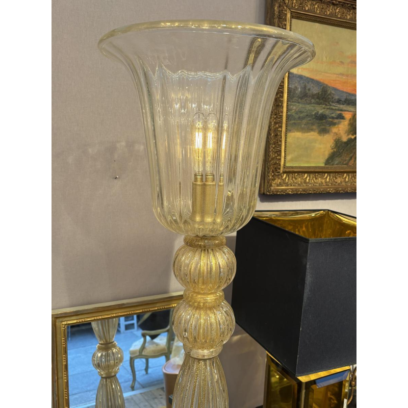 Barovier & Toso - Murano, monumental floor lamp in Italian Neoclassical style, ca 1960