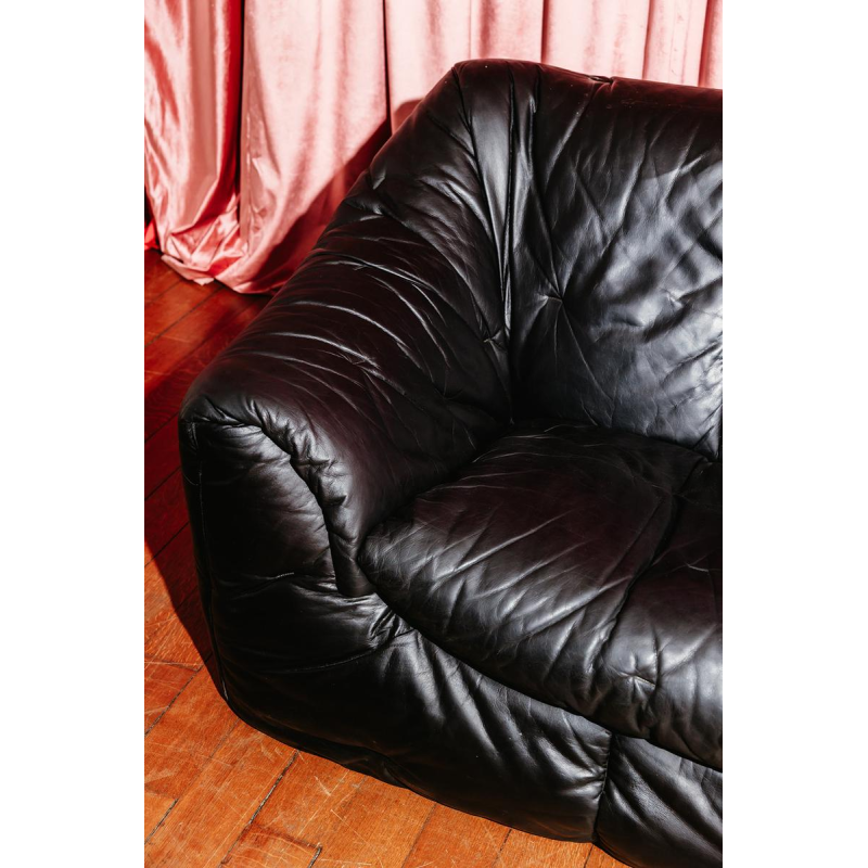 Michel Ducaroy for Ligne Roset, Sloop leather sofa, France ca 1970