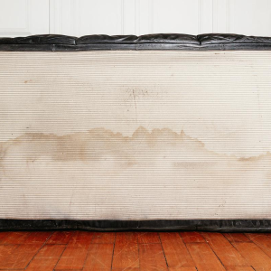 Michel Ducaroy voor Ligne Roset, leren bank in de vorm van een sloep, Frankrijk ca. 1970