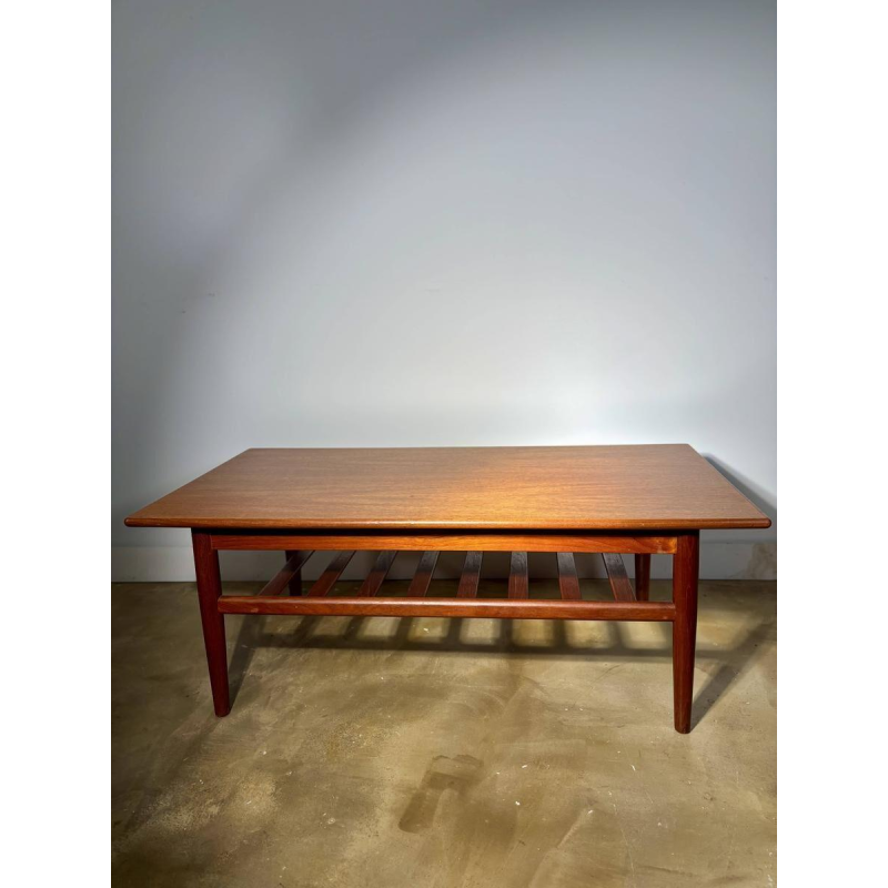 Trioh Mobler - Denemarken, teakhouten salontafel, circa 1960