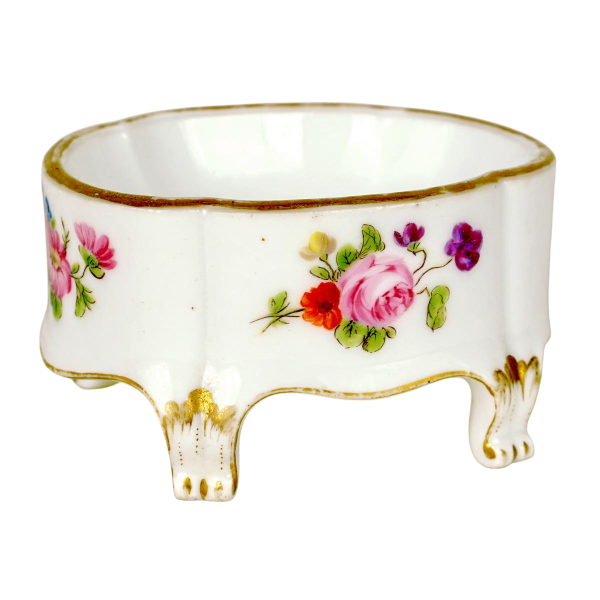 Paris porcelain - Clignancourt factory, salt cellar, 18th century