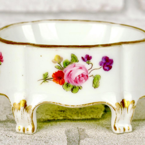 Paris porcelain - Clignancourt factory, salt cellar, 18th century