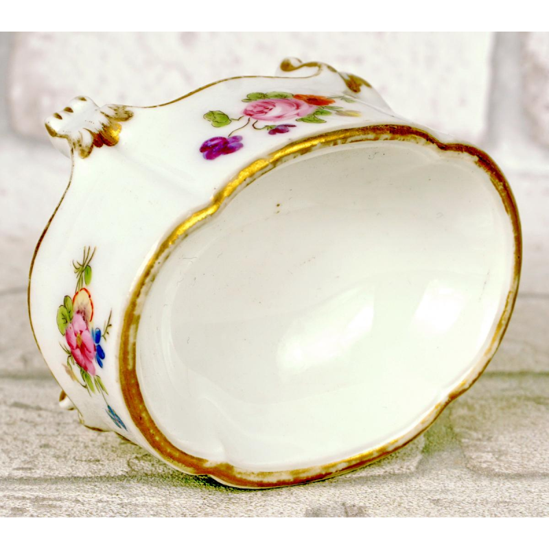 Paris porcelain - Clignancourt factory, salt cellar, 18th century