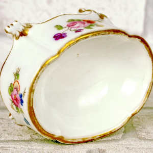 Paris porcelain - Clignancourt factory, salt cellar, 18th century