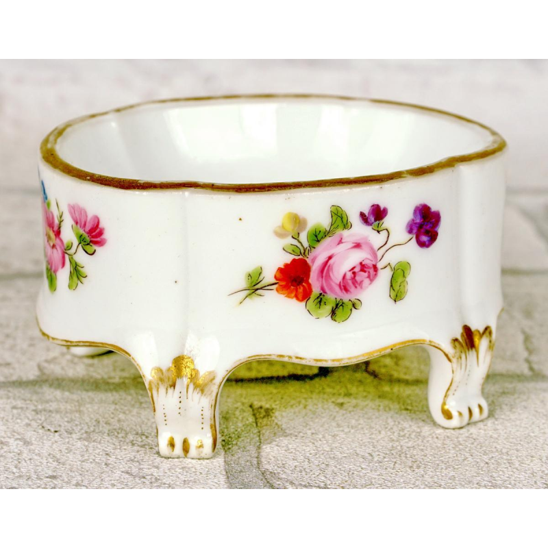 Porcelaine de Paris - Manufacture de Clignancourt, saleron - salière, XVIIIe siècle