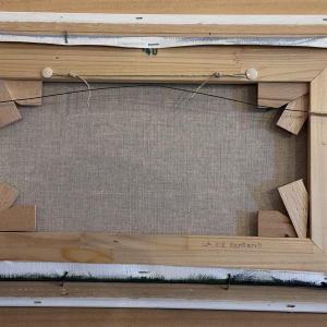 Marie-Louise BATARDY “Life Goes On” Naïve painting, oil on canvas