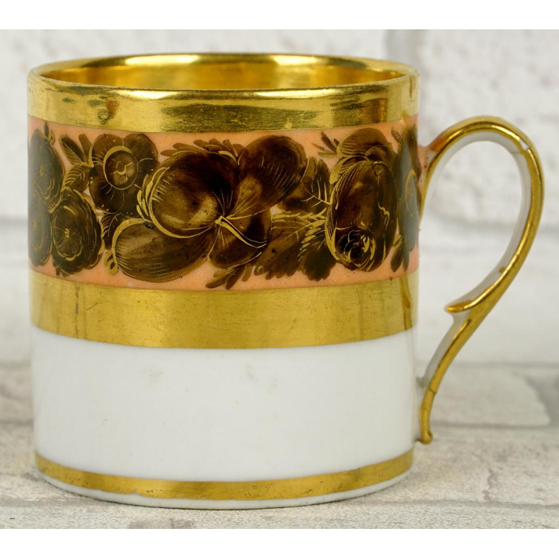 Paris porcelain, cup and saucer, early 19th century