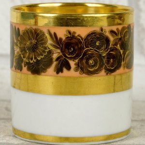 Paris porcelain, cup and saucer, early 19th century