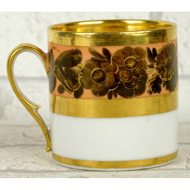 Parijs porselein, kop en schotel, begin 19e eeuw