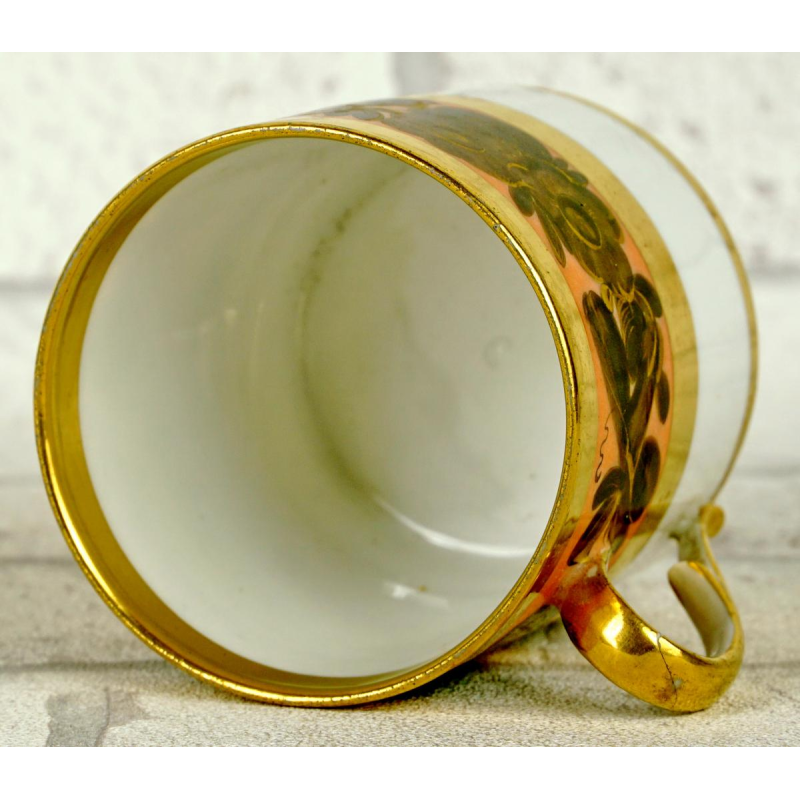 Paris porcelain, cup and saucer, early 19th century