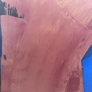 Serge Detriaux, abstract schilderij "Wijsheid en illusie", olieverf op paneel, 20e eeuw.