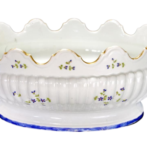 Niderviller porcelain, oval glass cooler, 18th century
