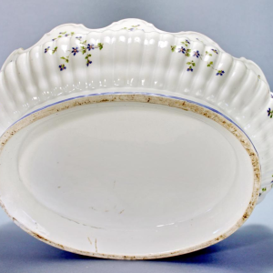 Porcelaine de Niderviller, verriere rafraîchissoir ovale, XVIIIe siècle