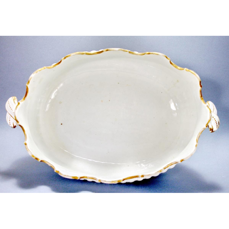 Porcelaine de Niderviller, verriere rafraîchissoir ovale, XVIIIe siècle