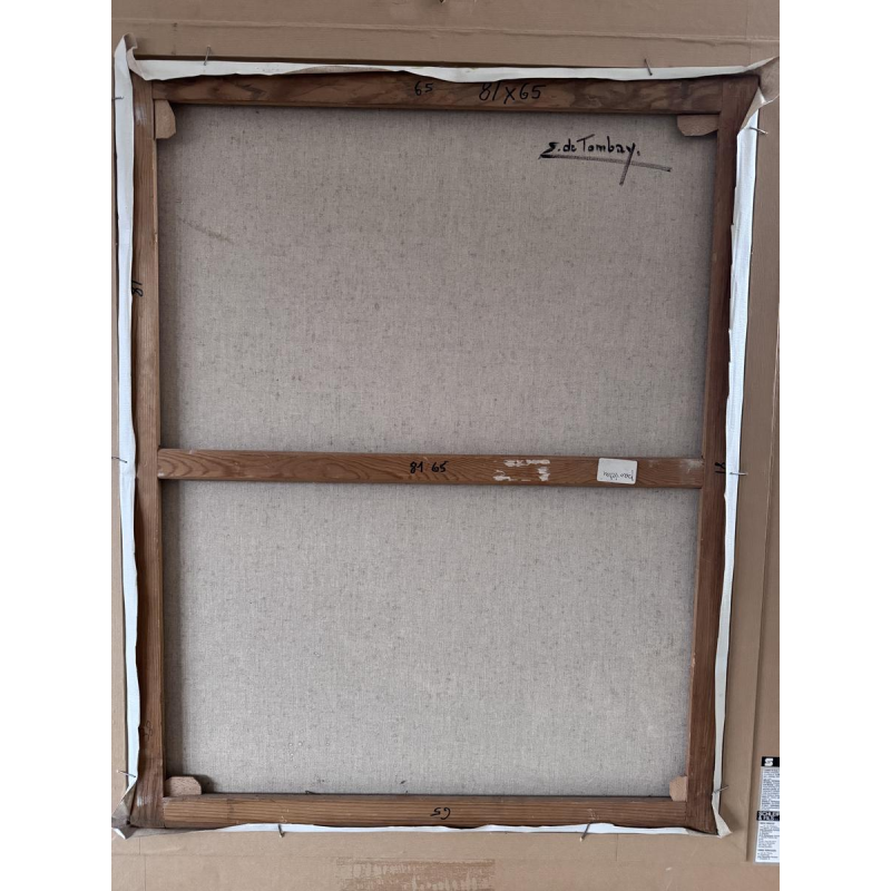 Ellen de Tombay, "The Four Friends," oil painting on canvas, 20th century