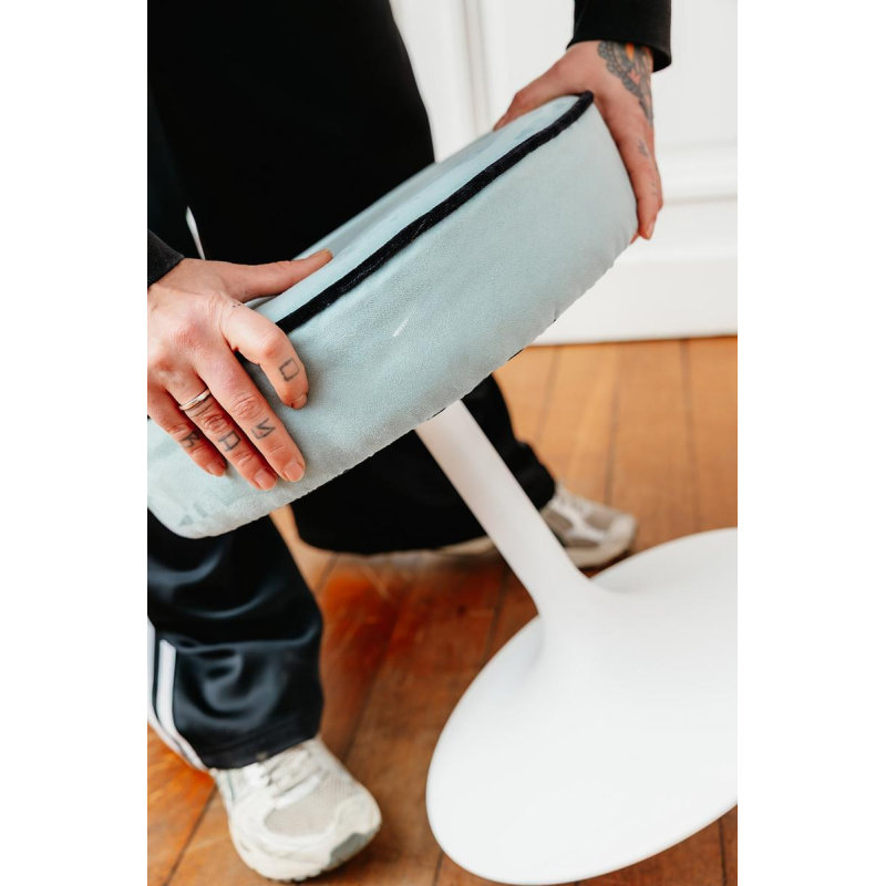 Set of stools and chairs with tulip legs, circa 1960