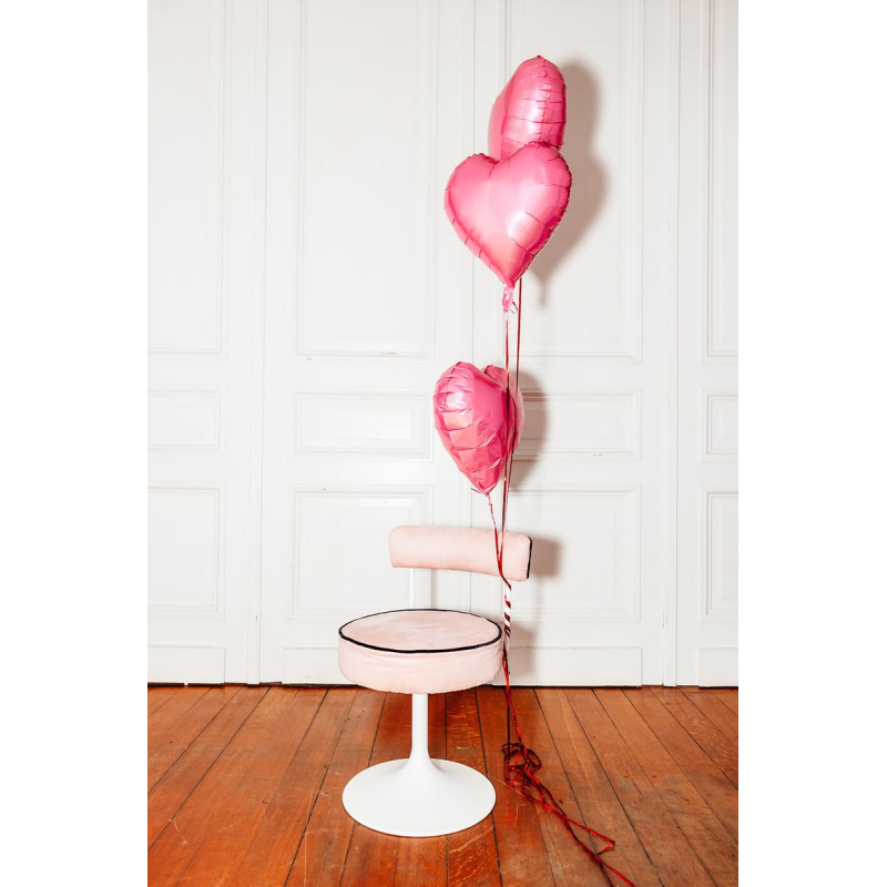 Lot de tabourets et chaises à pied tulipe, ca 1960