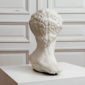 Buste de David d’inspiration classique en plâtre