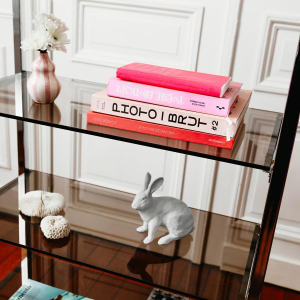 Étagère chromée vintage, années 70