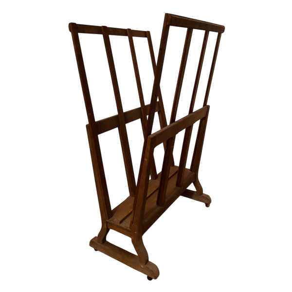 Solid oak cardboard or print holder, 20th century