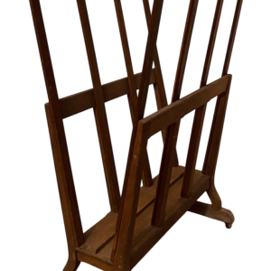 Solid oak cardboard or print holder, 20th century