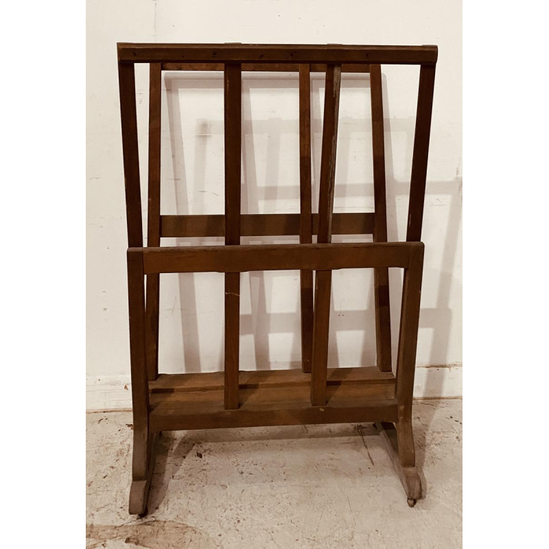 Solid oak cardboard or print holder, 20th century