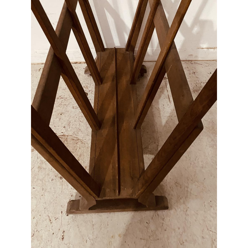Solid oak cardboard or print holder, 20th century